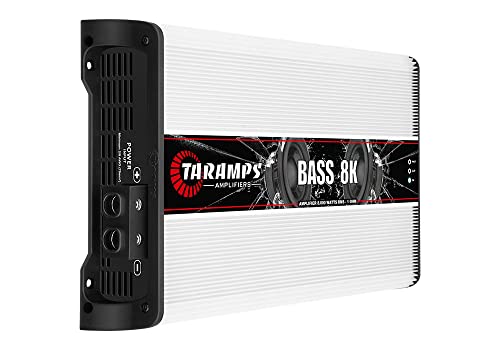 Taramps Bass 8k 1 Ohm Monoblock Amplifier 8000 Watts Rms 1 Channel Powerful Full Range Great for Sub/Bass RCA Input Subsonic Filter, Car Audio Class D - Image 3