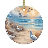 Matériau et artisanat : la décoration ronde en céramique utilise une surface lisse pour soutenir des motifs personnalisés qui aident à améliorer l'atmosphère du festival ; décoration ronde ; céramique ; impression double face ; pendentif créatif ; accent suspendu ; affichage de table ; décoration vintage ; forme d'étoile ; forme de cœur