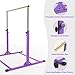 Joppoint Gymnastics Bar, Adjustable Gymnastic Horizontal Bar for Kids Age 3-15 Home Gym Equipment Indoor (Purple)