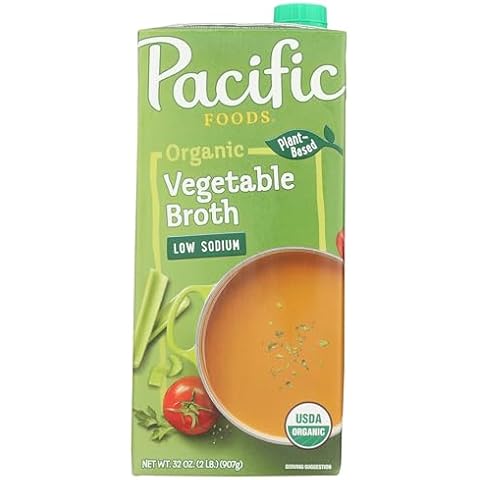 Pacific Foods Organic Low Sodium Vegetable Broth, 32 oz Cover