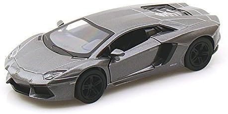 Lamborghini Aventador LP700-4 1:38 Scale 5" Die Cast Metal Model Super Car Toy (Grey)