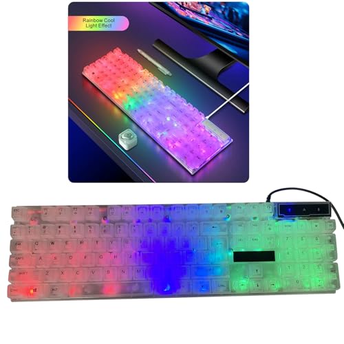 Clavier de jeu mécanique à touches flottantes et éclairage réglable RVB