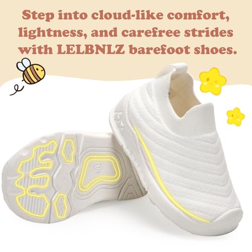 Breathable Baby Sock Shoes,Non-Slip First Walkers 6-24 months,Easy Put on Baby Walking Shoes, Flexible Mesh Toddler Sneakers Boys ,Baby Socks 12-24 months,Barefoot Infant First Steps Shoes,Baby Girl Shoes3