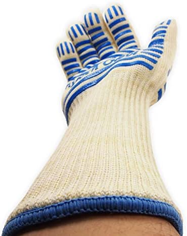 Gülife BBQ Glove Withstands Heat Up to 932F-EN407 Standard Level3, Oven Glove (Gift Packaging, 1 Pair)