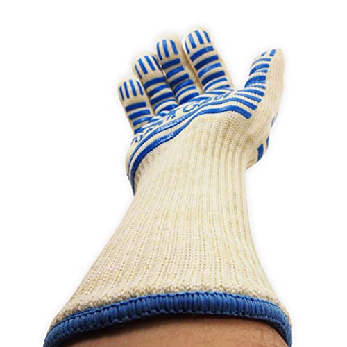 Gülife BBQ Glove Withstands Heat Up to 932F-EN407 Standard Level3, Oven Glove (Gift Packaging, 1 Pair)