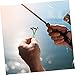 ifundom 2sets Fishing Rod Bells Noise Alert Bells Portable Metal Plastic for All Anglers 12pcs*2