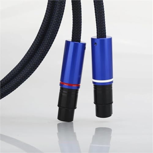 Cable de audio balanceado XLR macho y hembra 1.5m miniatura 4