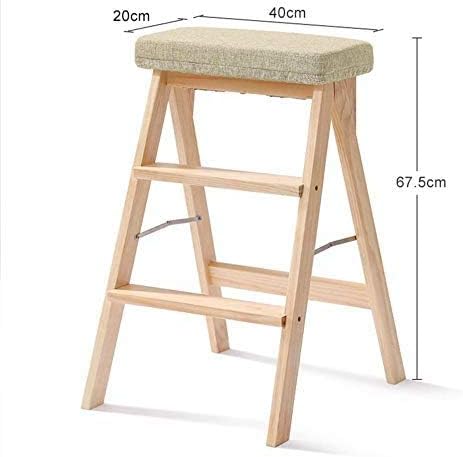 Folding Portable Step Stool Ladder for Kitchen and Home Use - Compact, Lightweight, Easy Storage, Non-Slip Design