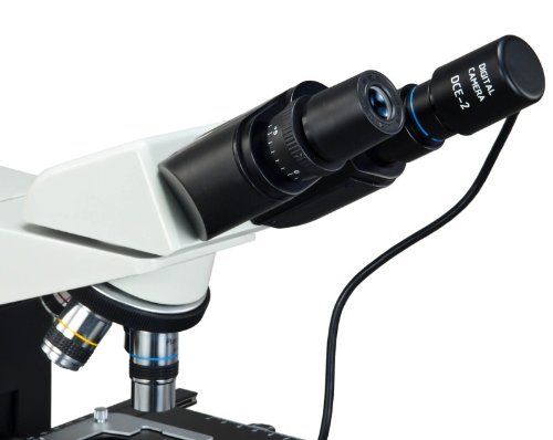 Image of OMAX M824PLAN-C02 1600X Advanced Plan Darkfield Binocular Compound | 40X-1600X Magnification Range USB 2.0 Connectivity Compound Biological Microscope