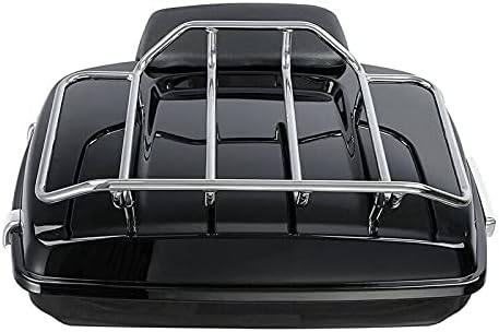 TCMT 5.5" Razor Tour Pack Trunk Backrest Pad Luggage Rack Set Fits for Harley Touring CVO Road King Road Glide Street Glide Electra Glide 2014-2023