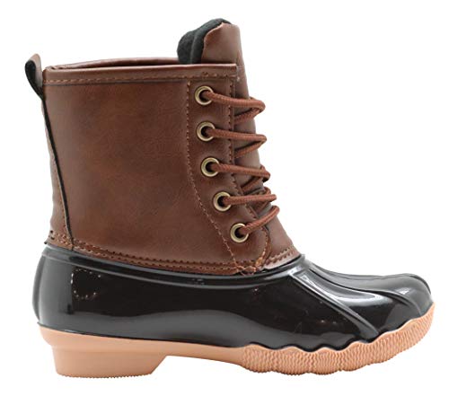 Apakowa Kids Girls Boys Duck Boots Waterproof Rain Boot (Toddler/Little Kid/Big Kid)3