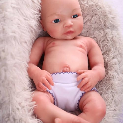 Muñeca Realista de Silicona 18 Pulgadas Reborn miniatura 2