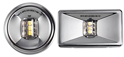Feu de navigation mouse stern INOX round OSCULATI feu de poupe bateau 12v