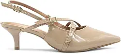 Sapato Slingback Salto Baixo Vizzano