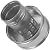 Vent Systems 4" Inch Round Roof Vent Cap – Galvanized Steel Chimney Rain Guard with Wind Shield – Heavy-Duty Weather-Resistant Protector Cap for Exhaust, Stove Pipe, Chimney - Outdoor Use