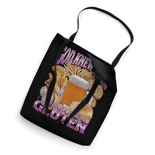 Bolso Tote con diseño de meme para celíacos miniatura 2