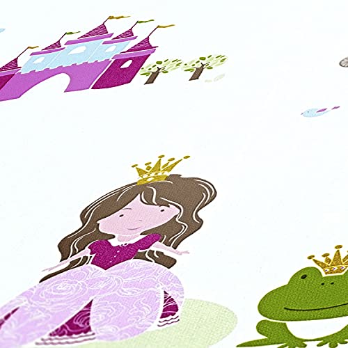 Kids Wallpaper Little Stars Non-Woven Wallpaper 10.05 m x 0.53 m White Pink Pink Made in Germany by Livingwalls 358522 35852-2 - Image 3
