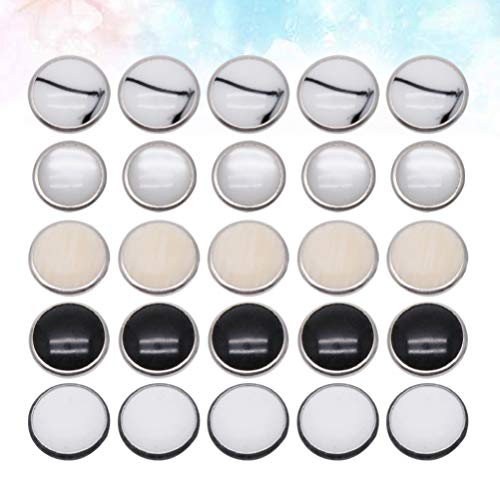 Supvox 50Pcs Snap Fastener Kit Classic Rhinestone Prong Ring Snaps For Western Shirt Clothes Popper Studs (Random Color) #TOP7