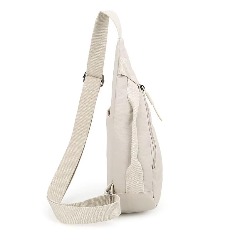 Image of WildHorn Nylon Sling Bag for Men & Women | Lightweight Crossbody Chest Bag with Adjustable Strap | Compact Travel & Daily Use Shoulder Backpack