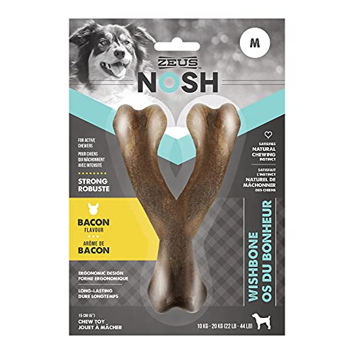 Zeus NOSH Jouet Wishbone saveur bacon Medium