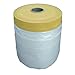Produktbild bauFIT Abklebeband 210 cm x 20 m Folienklebeband Feinkrepp Masker Abdeckfolie Krepp Klebeband Malerkrepp Abdeckband mit Malerfolie