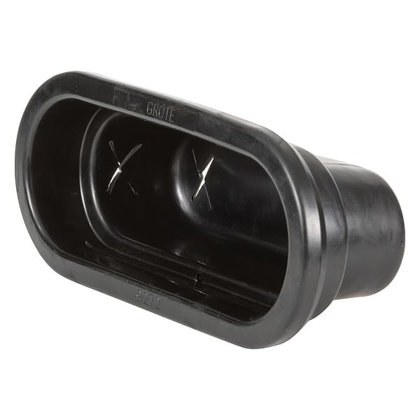 Grommet-Closed Back, 2 1/2 in W, PVC