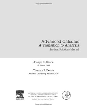 Hardcover Advanced Calculus: A Transition to Analysis, Student Solutions Manual (E-Only) Book