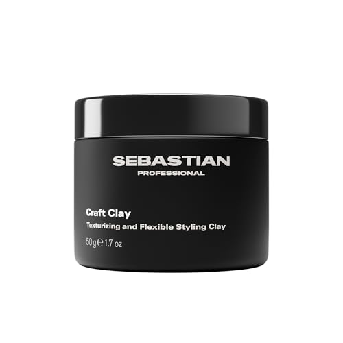 Sebastian Professional Craft Clay Texturizing & Flexible Styling Clay Mattes Haarwachs - definiert Textur verleiht Volumen & flexiblen Halt ideal für kurze & mittellange Haare - 50 ml