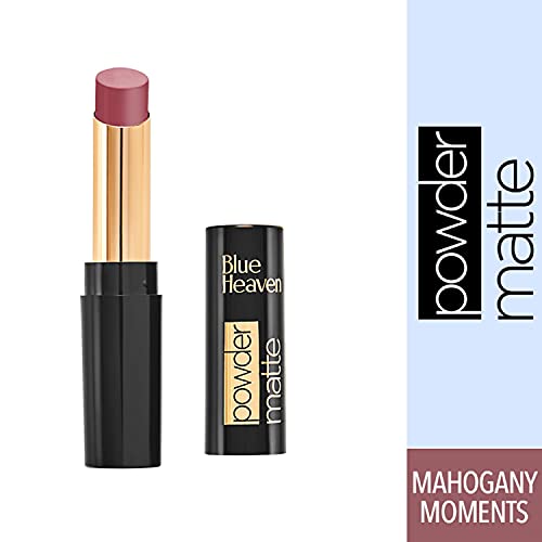 Image of Blue Heaven Powder Matte Lipstick Mahogany Moments