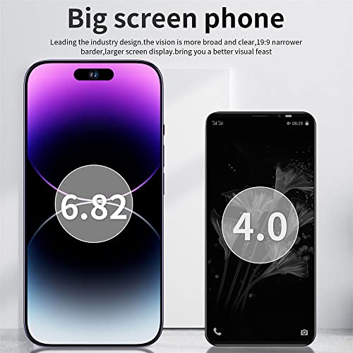 Echoamo A14 Pro Max Unlocked Smartphone, 6.82-Inch Hd Screen Phone, 4+128G Dual Sim Phone With A 128G Memory Card For Android 10 (Four Colors To Choose From) #TOP7