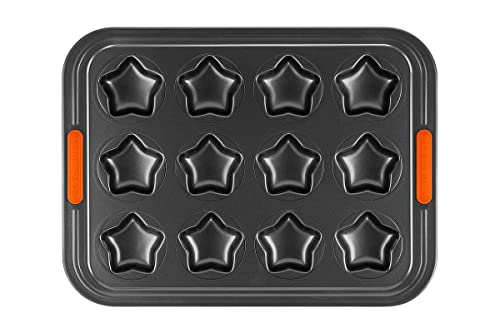 LE CREUSET - Sternform, Festlich, Backform, schwarz