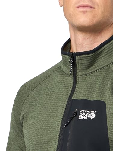 Image of Mountain Hardwear Men's Polartec Power Grid Half Zip Jacket | Stylish and Warm Jacket for All Outdoor Adventures