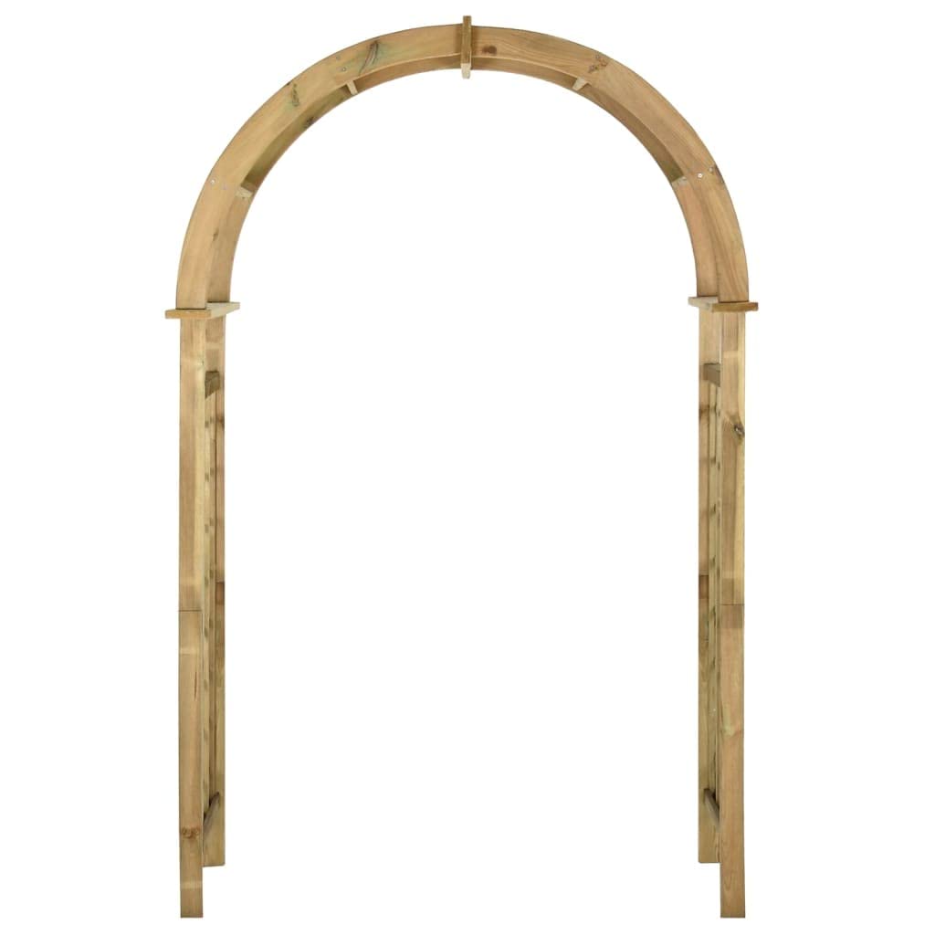 vidaXL Arche avec Treillis Bois de pin Vert imprégné
