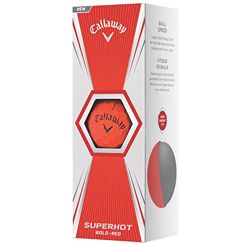 Callaway Golf 2020 Superhot Bold Matte Golf Balls (Red) #TOP1