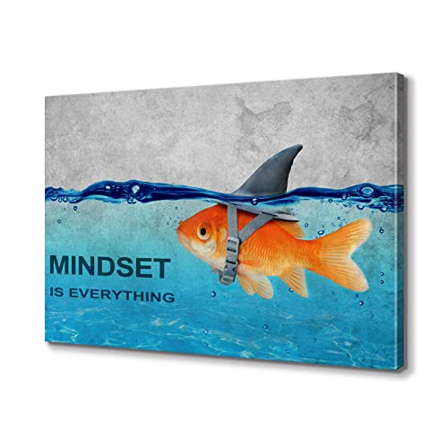Mindset is Everything lienzo motivacional de 24x36 para inspirar tu día 2