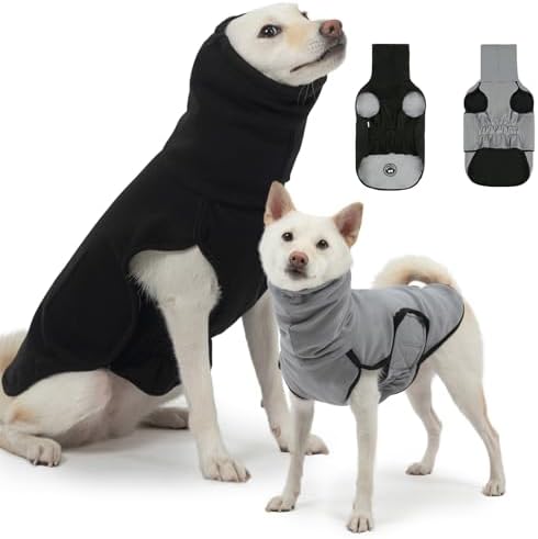 BEAUTYZOO Reversible Thunder Shirt for Dogs Anxiety- 2-in-1 Dog A...