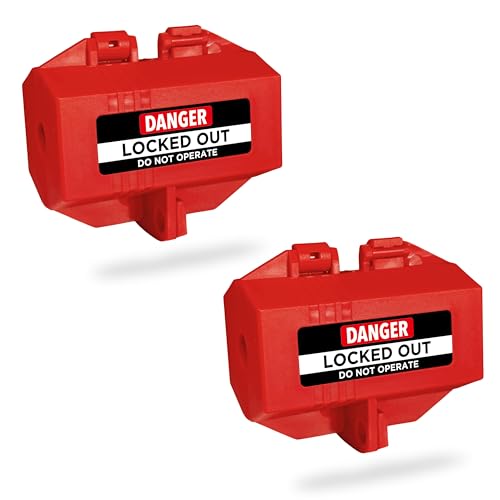 TRADESAFE Lockout Tagout Plug Lock (2-Pack)