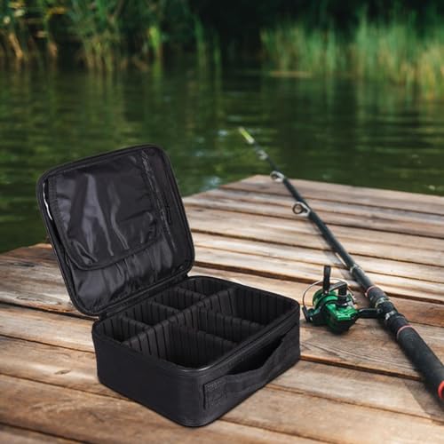 Esquirla Bolsa de armazenamento de pesca, bolsa de transporte, equipamento de pesca, carretel, equip