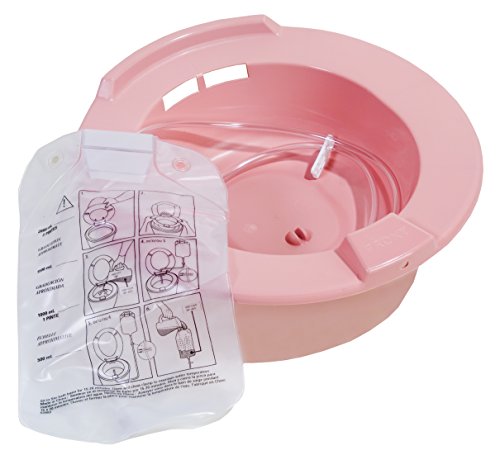 Essential Medical Supply Sitz Bath with Spray Bag - Soothing and Hygienic Solution for Postpartum Care and Hemorrhoid Relief