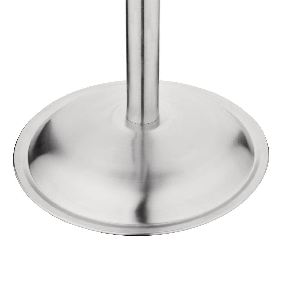 Olympia - Support pour seau à vin et champagne Olympia en acier inoxydable brossé - Refroidisseur à glace métallique argenté pour boissons froides pour événements, fêtes et mariages K407