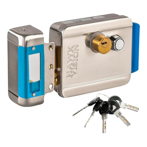Image of Metal Electronic Door Lock with WiFi Controller Main Gate Lock with 2 remotes | Heavy Duty Lock | Suitable for SS Steel MS Aluminium Wooden Gates | Mobile App Remote Key Based