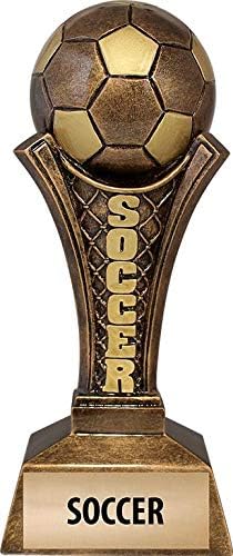 Miniatura 2 de Crown Awards Trofeos de fútbol  Trofeo de fútbol de élite de 5 12 pulgadas  Grabado gratuito incluido