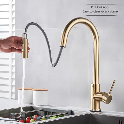 Mitigeur de cuisine avec douchette pour nettoyer facilement les grands plats - 2
