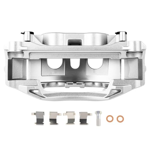 Image of SCITOO 18B5074 Rear Right Disc Brake Caliper w /Bracket Fit For Ford For E-150 2008-2014,For Ford For E-250 2008-2014,For Ford For E-350 Super Duty 2008-2019 2021-2024, Double Pistons