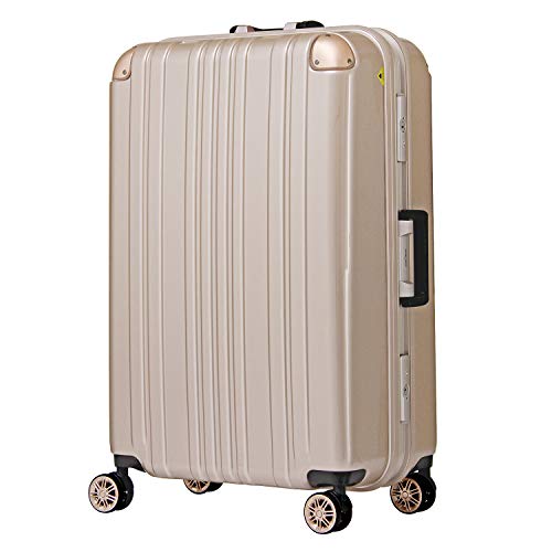 LEGEND WALKER Durable Aluminum Frame Hardside Luggage, 29-inch,ChampagneGold,5122-67-CGD
