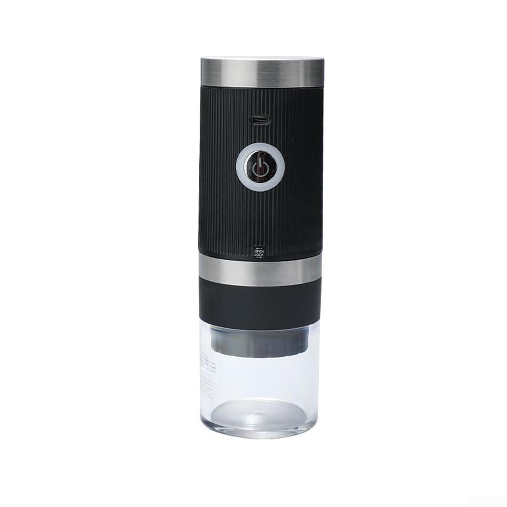 Macinacaffè elettrico in acciaio inox, ricaricabile tramite USB, colore