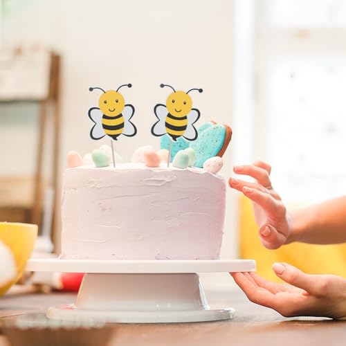Decoración de tartas con palillos de abejas para pasteles festivos 5