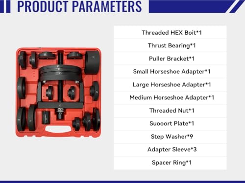 image for HFS (R Master Wheel Hub Bearing Remover & Installer Tool Kit - Compreh