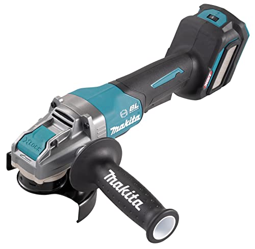 Makita GA043GZ02 40 V Max Li-Ion XGT Winkelschleifer, bürstenlos, 115 mm, Lieferung in Makpac-Gehäuse, Batterien und Ladegerät nicht im Lieferumfang enthalten