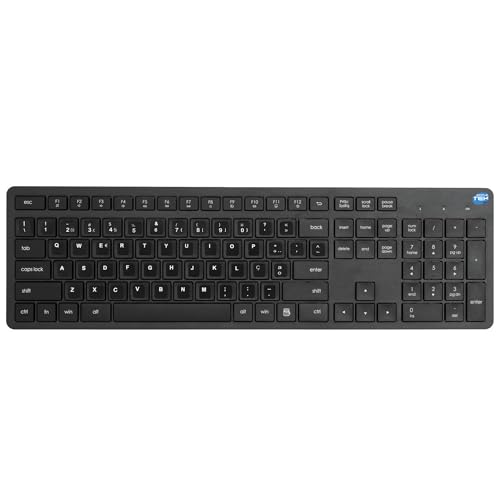 Clavier sans fil avec nano-récepteur USB-A et touches QWERTY portugais SIMPLETEK